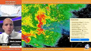 LIVE: Chris Tracks Severe Storms