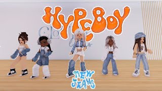 [TRAINING SESSION] CLOUDY TRAINEES 'Hype Boy' | ROBLOX KPOP