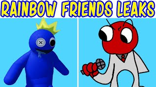 New FNF Rainbow Friends Leaks/Concepts - Roblox Rainbow Friends