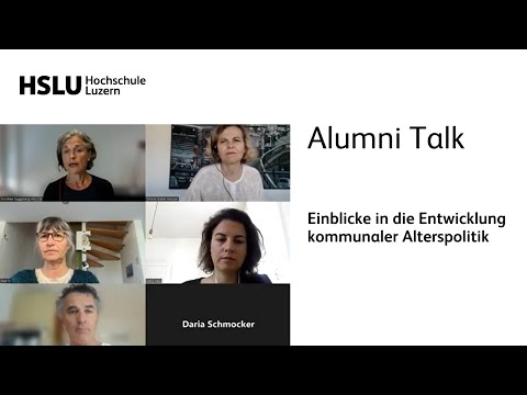 Alumni-Talk «Einblicke in die Entwicklungen kommunaler Alterspolitik»