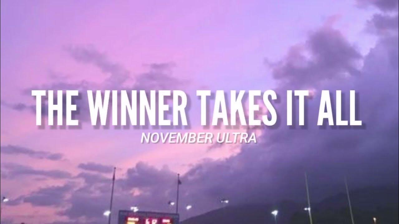 The Winner Takes It All ABBA (Lyrics Video) l "The winner takes it all The loser