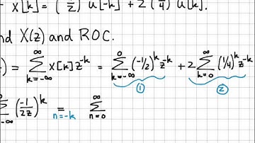 Z-Transform Region of Convergence (ROC) of a Two-Sided Signal - Z-Transform Part 1