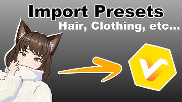 How to Import Presets into Stable VRoid Studio v1 (Hair, Clothing, etc.) | VTuber 2024