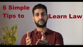 6 Simple Tips to Learn Law (English language) by Dev Sharma 14,392 views 6 years ago 14 minutes, 40 seconds