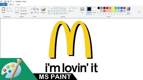 How to draw a McDonald