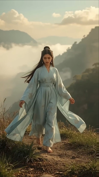 She Descended from the Mist | Ancient Echo | Chinese Spirit Shorts #aishorts #anientecho #godess