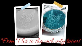 #1817 Incredible Resin 'Etching' Using Only Lotion!