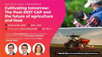 ORI | Cultivating tomorrow - the Post-2027 CAP and the Future of Agriculture and Food | 18/11/2025 |