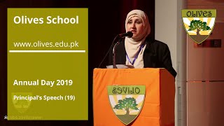 Principal’s Speech (19) | Annual Day 2019 | Olives School