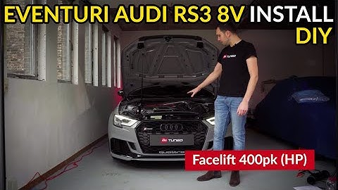 Eventuri Intake RS3 8V inbouwen (Carbon air intake voor Audi RS3 8V facelift met 400pk)