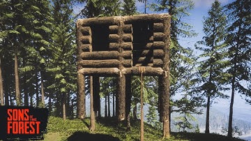 Floating Base - Sons Of The Forest Building Tips & Tricks