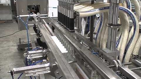 Bottle-Centering Guide Assembly on the Pressure Overflow Liquid Filler, by Acasi Machinery