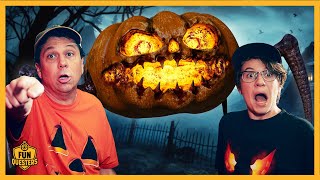 Halloween Pumpkin Monster Crab & Dr. Disaster Scare the FunQuesters Aaron & LB