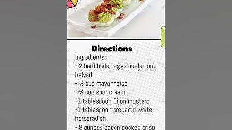 Bacon Deviled Eggs #shorts
