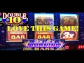 CLASSIC OLD SCHOOL CASINO SLOTS: DOUBLE TEN TIMES PAY + 3X 2X BURNING BARS SLOT PLAY! FREE GAMES!