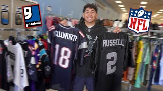 FINDING NFL JERSEYS AT GOODWILL *INSANE FINDS*