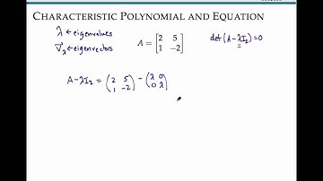 Eigenvectors and Eigenvalues