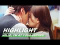 Highlight ep15passionate kiss in the kitchen  hello im at your service    iqiyi