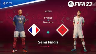 FIFA 23 - FRANCE vs MOROCCO - FIFA World Cup Final - Neymar vs. Ziyech - PS5™ [4K]