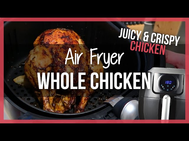 Air Fryer Whole Chicken - Confessions of a Fit Foodie