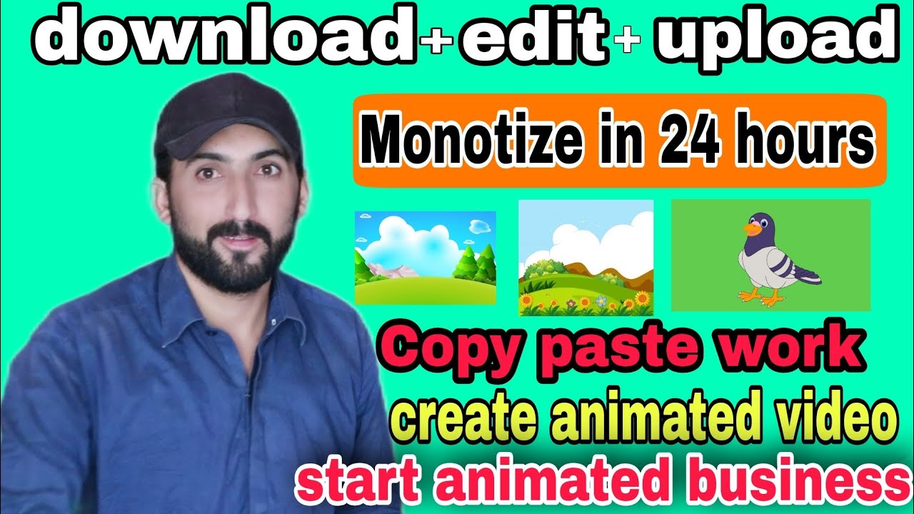 how to create animated videos /copy paste work /500$ - YouTube