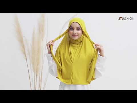 Hijab instan 2 in 1 dilengkapi dengan masker bisa untuk niqab