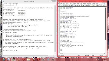 VIDEO GRAF / GRAPH DALAM PROGRAM C++