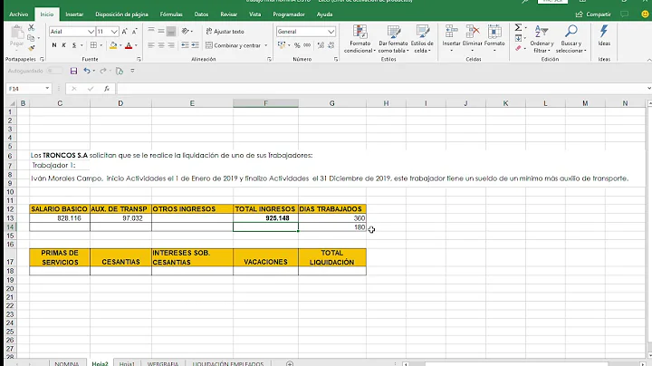 Cómo calcular la liquidación de un trabajador en Colombia