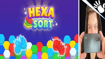 Hexa Sort Puzzle Game - Gameplay Walkthrough - Color tile sorting puzzle game (iOS, Android)