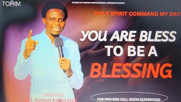 BLESSED TO BE A BLESSING: 6TH DEC 2025 || #inspriational #spirit  #tbjoshualegacy  #tohim #usa