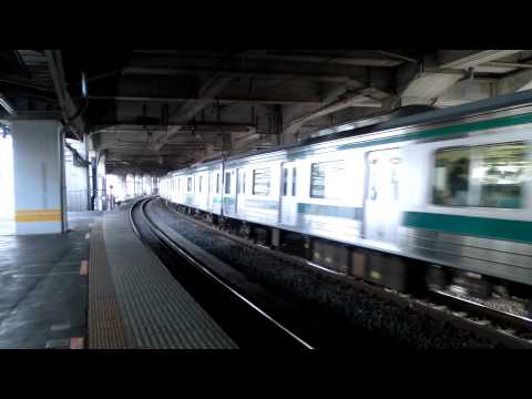 57運用埼京線205系新宿行き ハエ27編成 赤羽駅発車