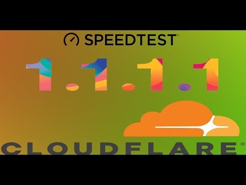 Speedtest Cloudflare DNS 1.1.1.1