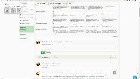 schoology discussion posts