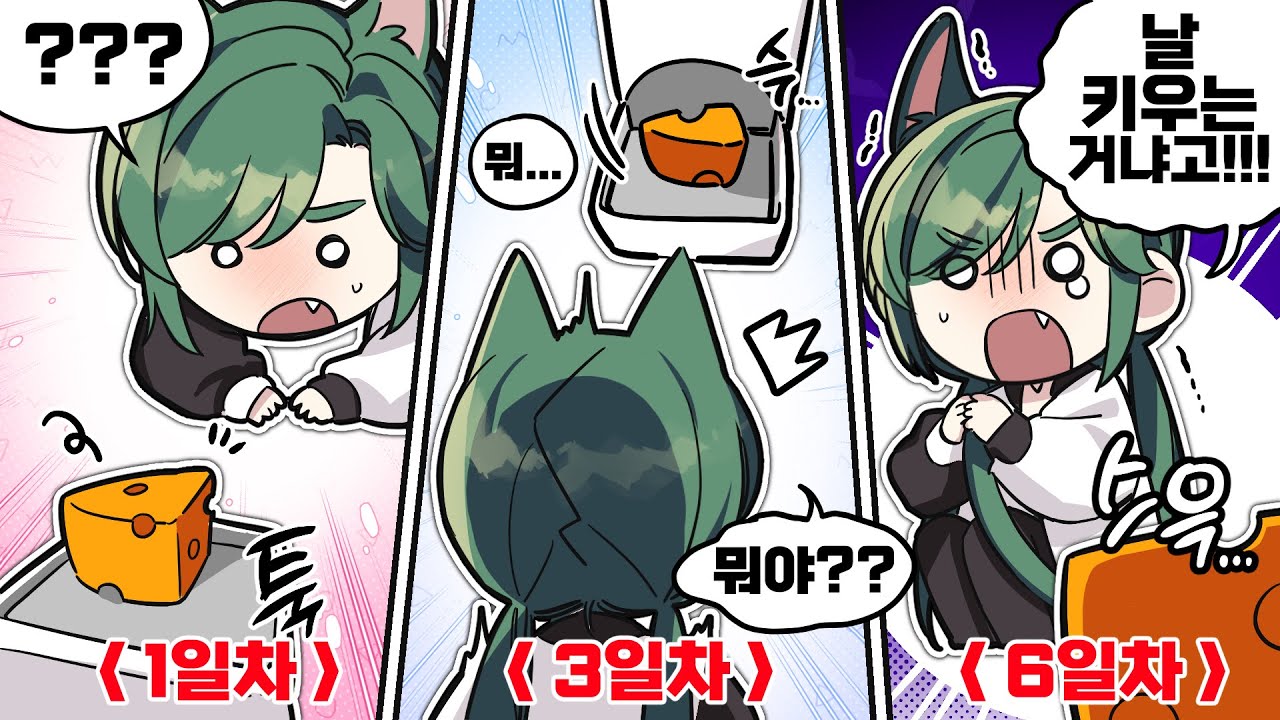 지금 날 키우는거지?!! 뭔데?!!!