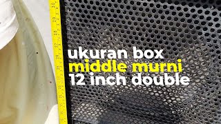 ukuran box speaker mid double 12 inch | Middle murni tanpa high