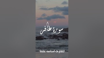 عن جمال التلاوة سورة غافر كامله