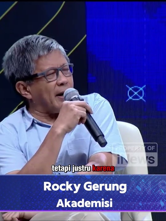 Download lagu Rocky Gerung: DI MANA SAINTIFIKNYA PEMILU, KALAU DI SITU ADA EMOSI?