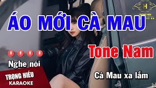 Video-Miniaturansicht von „Karaoke Áo Mới Cà Mau Tone Nam Nhạc Sống | Trọng Hiếu“