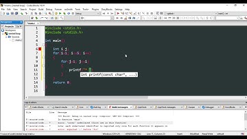 Cashirka 31aad ee c language NESTED FOR LOOP