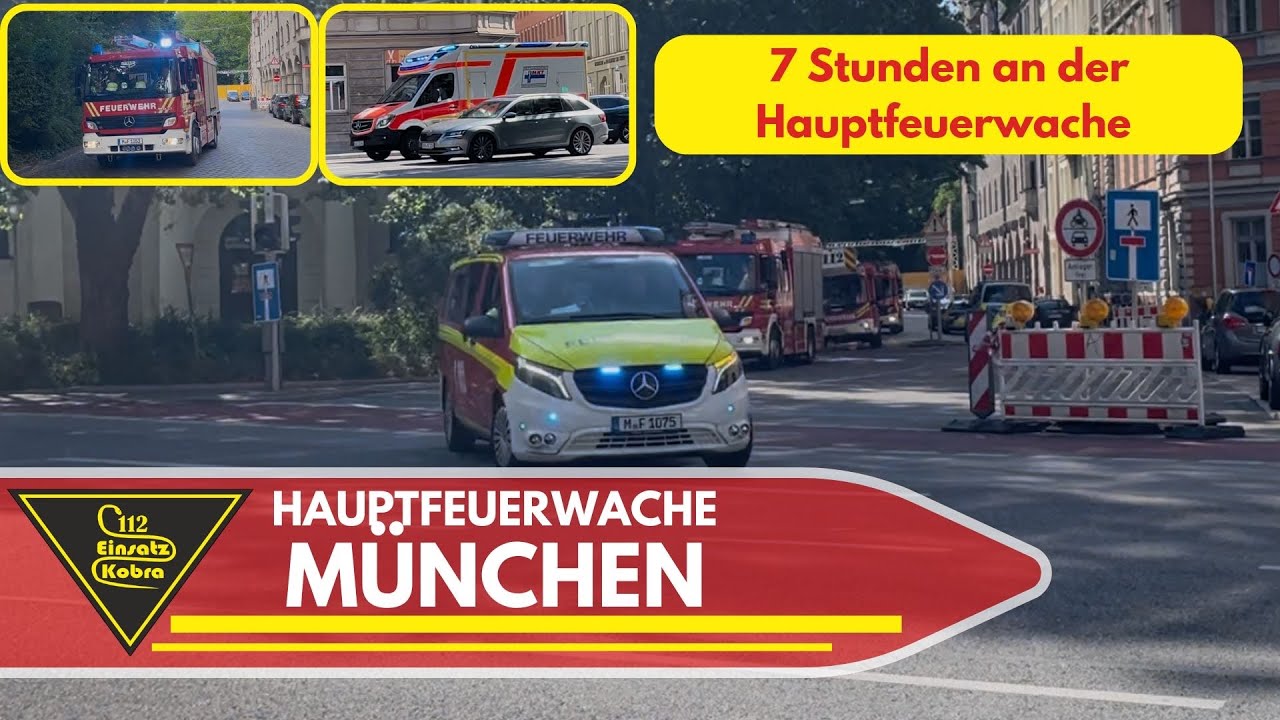 [7 STUNDEN an Wache 1] Feuerwehr München