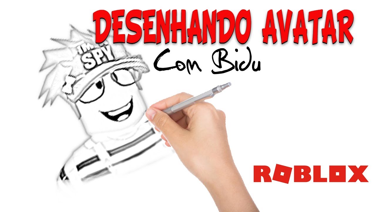 Desenhando Avatar No Roblox Bidu Youtube - avatar fotos de personagens do roblox