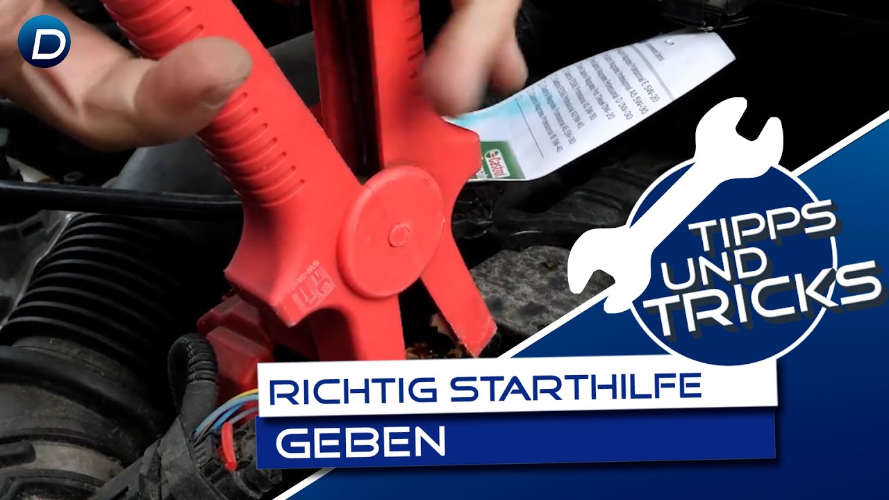 Richtig Starthilfe geben