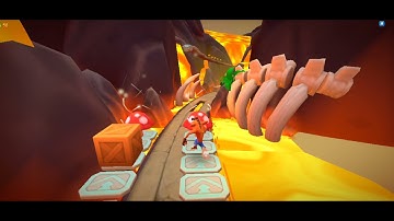 Crash Bandicoot: on the run-yellow gem wumpa island