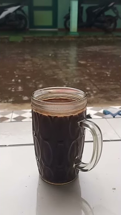 Suasana ngopi hujan