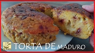 TORTA DE PLÁTANO MADURO CON QUESO Y BOCADILLO | RECETAS COLOMBIANAS