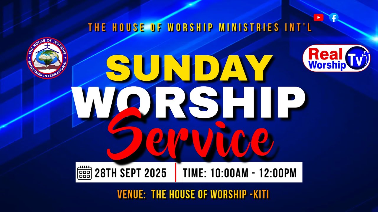 WELCOME TO OUR SUNDAY WORSHIP SERVICE - 28TH SEPTEMBER 2025 - YouTube