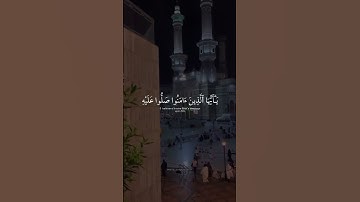 إن الله وملائكته يصلون على النبي 🌷🤍 | القارئ فارس عباد | قرآن كريم