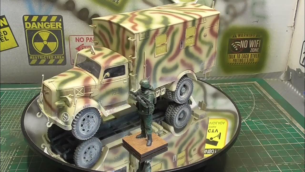 Opel blitz radio truck 1 35 italeri 6575 youtube