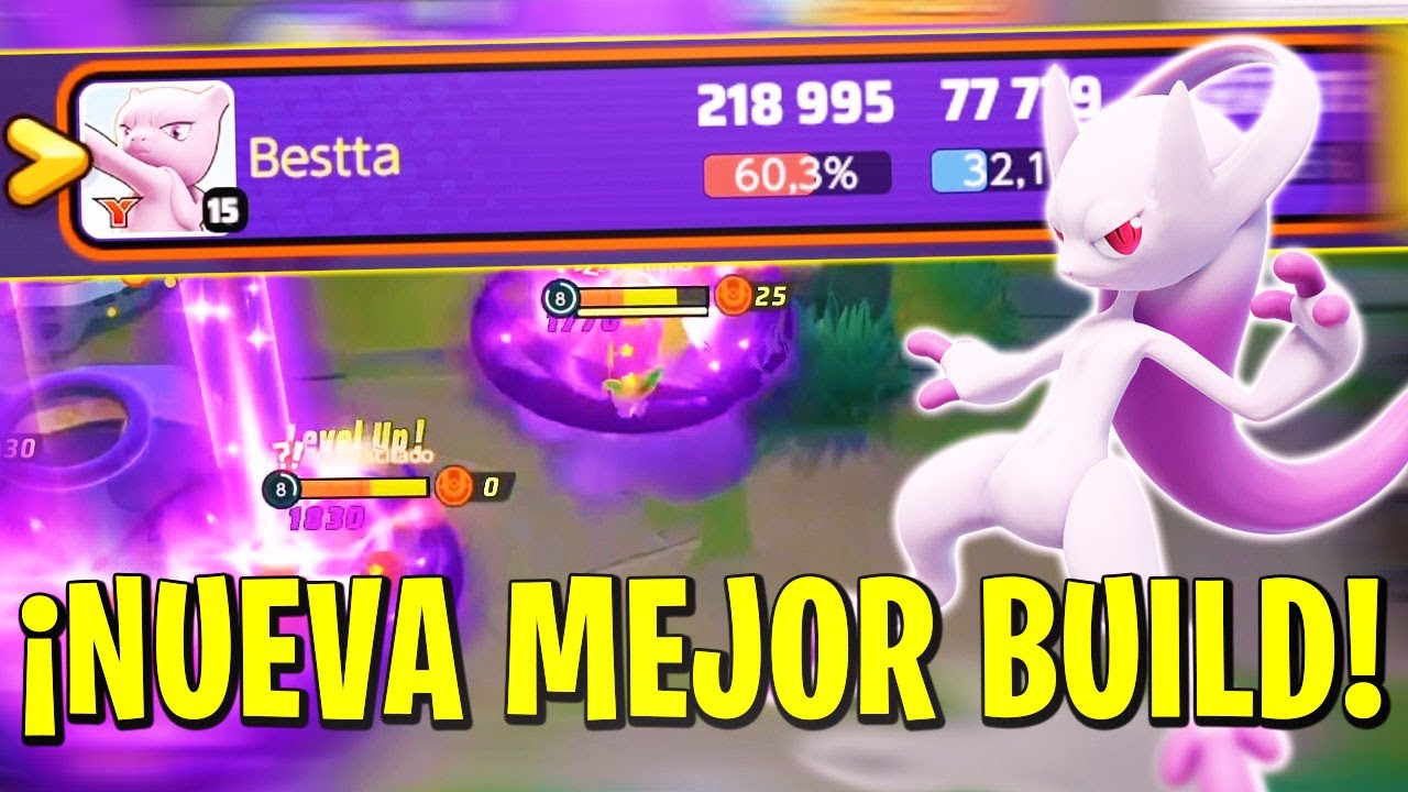 Mewtwo en Pokémon Unite: Mejor build, objetos, ataques y consejos