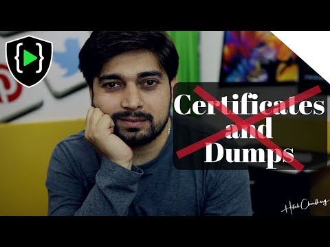 Certifications and Dumps - A serious issue
